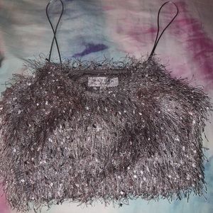 Sparkly crop top